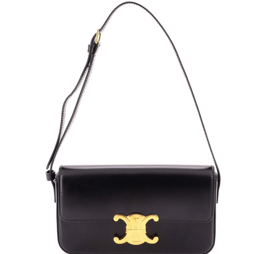 Celine Triomphe East-West Shoulder Bag